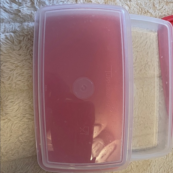 Set of 2 Tupperware Deli Containers with Red Seals - Picture 5 of 5